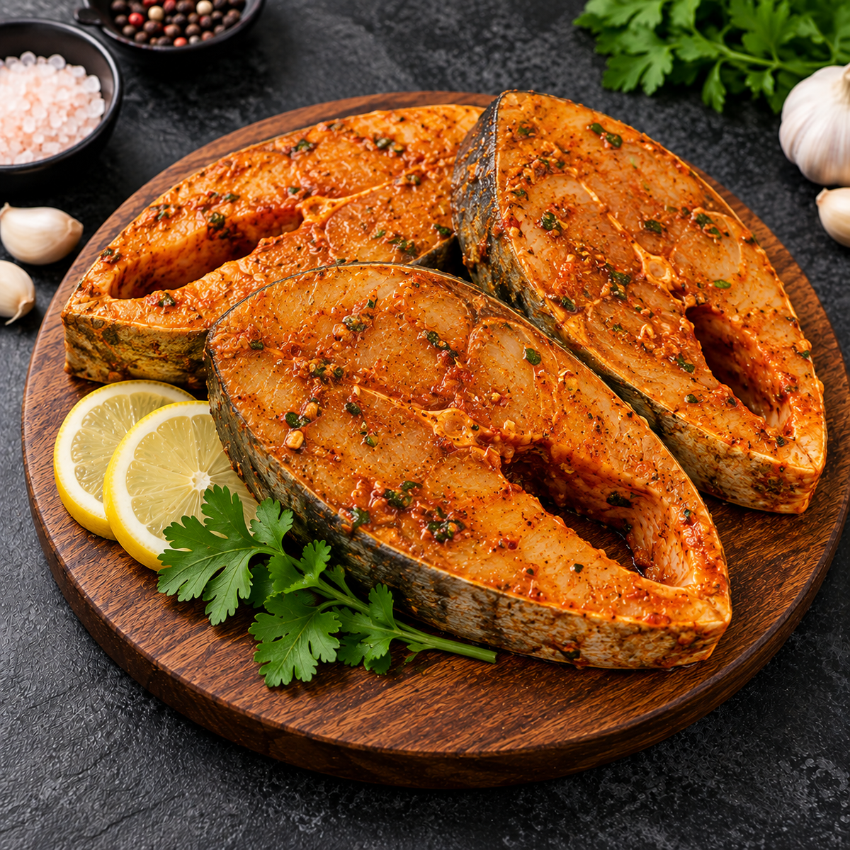 Marinated Surmai Fish