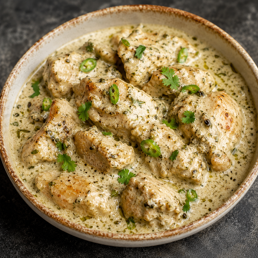 Half Cooked Chicken Afghani