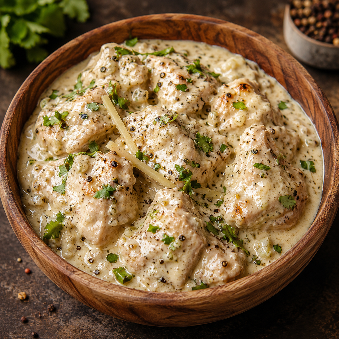 Half Cooked Chicken Malai