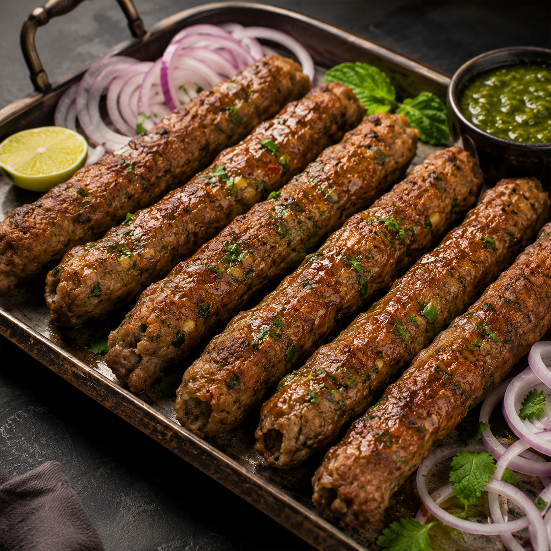 Half Cooked Mutton Seekh