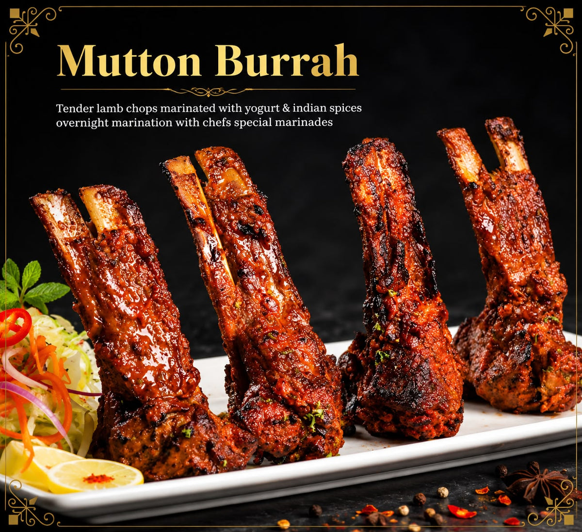 Marinated Mutton Burra